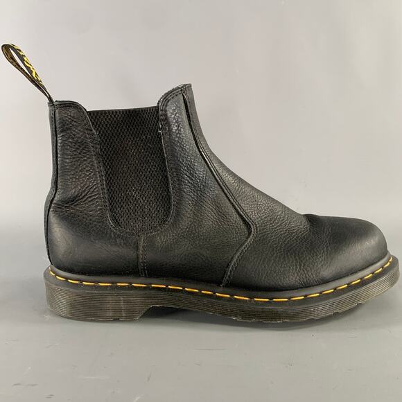 DR. MARTENS Size 11 Black Leather Boots main image 7